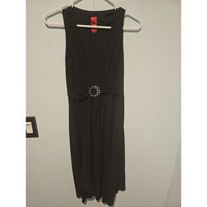 Shazdeh Fashions Women Black Formal Dress Size 8 Sleeveless Easy Care Short